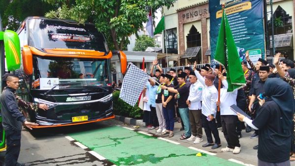 PBNU Berangkatkan Peserta, “Mudik Seru Bareng NU 2026” ke 59 Kota, Dilepas dari Kantor PBNU