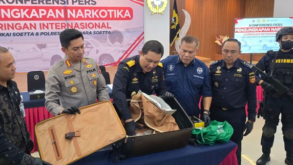 Operasi Siaga Lebaran 2026, Bea Cukai dan Polresta Bandara Soekarno-Hatta, Bongkar Penyelundupan Narkotika