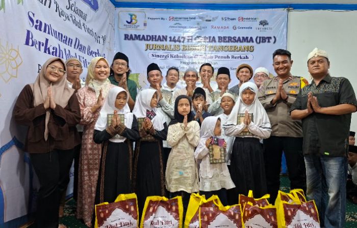 Jurnalis Bisnis Tangerang, Santuni Anak Yatim, Tangerang Raya, Jelang Lebaran, Bukber, Berbagi Kebahagiaan dengan Anak Yatim