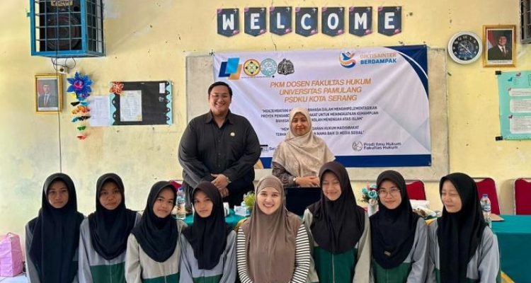 Kolaborasi Akademisi-Praktisi, Unpam Serang, Dorong Kesadaran Hukum, Siswa MA Darul Irfan