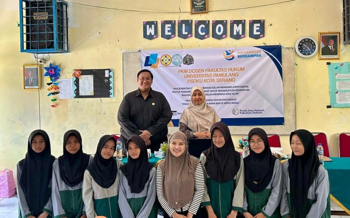 Kolaborasi Akademisi-Praktisi, Unpam Serang, Dorong Kesadaran Hukum, Siswa MA Darul Irfan