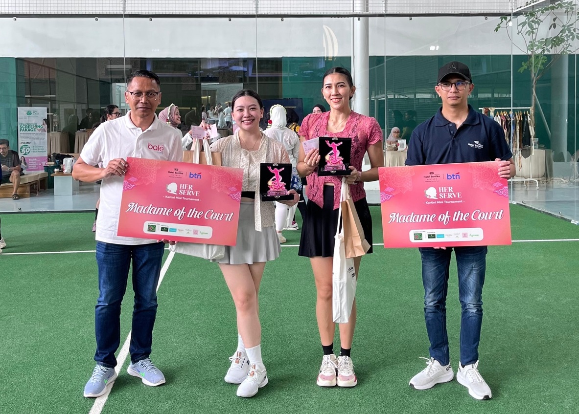 Hotel Santika Premiere Bintaro, adirkan “Her Serve – Kartini Mini Padel Tournament”, Rayakan Semangat Perempuan