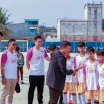 PSA Luncurkan Project Hearts di Kalibaru, Football Coaching Clinic, Pelatih Indonesia Indra Sjafri