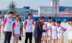 PSA Luncurkan Project Hearts di Kalibaru, Football Coaching Clinic, Pelatih Indonesia Indra Sjafri