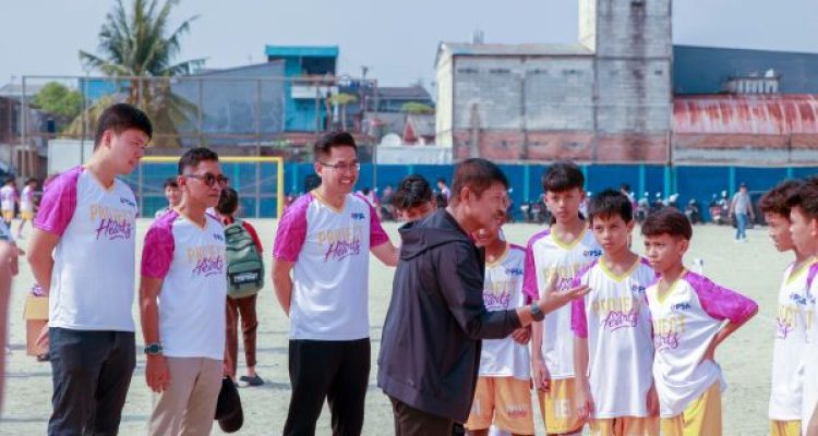PSA Luncurkan Project Hearts di Kalibaru, Football Coaching Clinic, Pelatih Indonesia Indra Sjafri