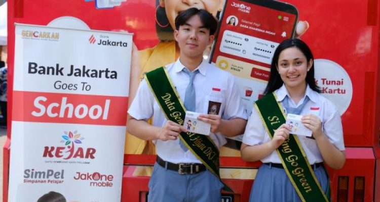 1 Siswa SMAN 28 Jakarta, Antusias Sambut Program KEJAR DKI Jakarta, Bank Jakarta, menabung