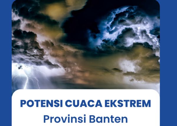 Waspada Potensi Hujan Lebat, Provinsi Banten periode 03 – 08 Mei 2026, BMKG, cuaca