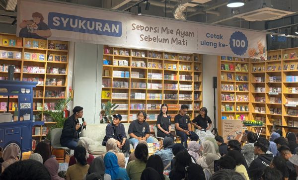 “Seporsi Mie Ayam Sebelum Mati”, Capai Cetakan ke-100, Brian Khrisna, Rayakan Perjalanan 250 Ribu Pembaca di Gramedia Jalma