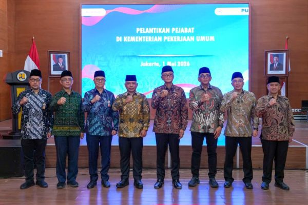 Tujuh Pejabat Eselon I Kementerian PU Dilantik, Perkuat Kinerja, Dukung Program Prioritas, Menteri Pekerjaan Umum (PU) Dody Hanggodo