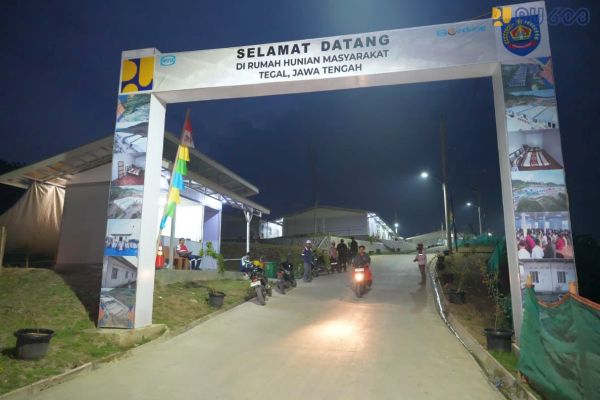 Mitigasi Risiko, Menteri Dody, kementerian PU, Huntara Tegal