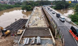 Kementerian PU, Konektivitas dan Dorong Aktivitas Ekonomi di Bekasi, Progres Jembatan Kemang Pratama Capai 92 Persen