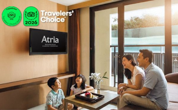 Ulasan dan Penilaian Tamu, Atria Hotel & Residences Gading Serpong, Raih Tripadvisor Travelers’ Choice Award 2026