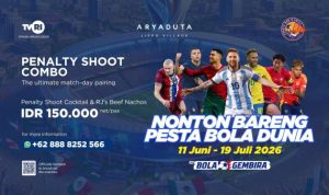 ARYADUTA Lippo Village, Nonton Bareng Resmi FIFA World Cup 2026™, RJ's Sports Bar & Grill