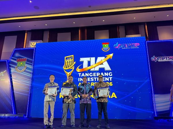 Bersinergi dengan Pemerintah Daerah, Komitmen Investasi Berkelanjutan, Sinar Mas Land Raih Dua Penghargaan, Tangerang Investment Awards 2026