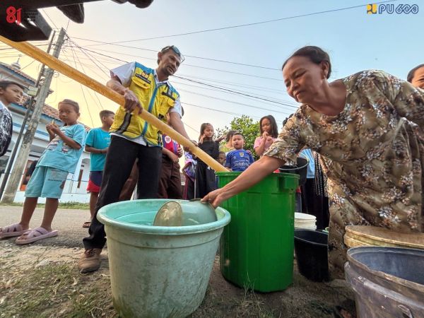 Kementerian PU, Salurkan Bantuan Air Bersih Bagi Masyarakat, Kekeringan di Lebak