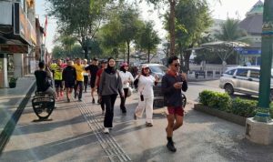 Meriahkan Hari Kemerdekaan RI, KAI Services Regional 6 Yogyakarta, Gelar Fun Walk