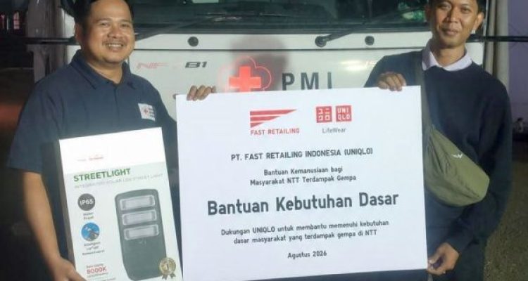 2 UNIQLO Salurkan Bantuan Senilai Rp750 Juta, Pemulihan Masyarakat Terdampak Bencana, Flores dan Lombok