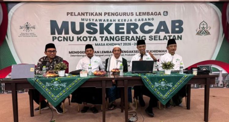 1 Ketua PCNU Tangsel, Lembaga Harus Jadi Mesin Khidmah, Bukan Sekadar Struktur