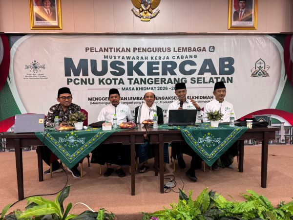 Ketua PCNU Tangsel, Lembaga Harus Jadi Mesin Khidmah, Bukan Sekadar Struktur