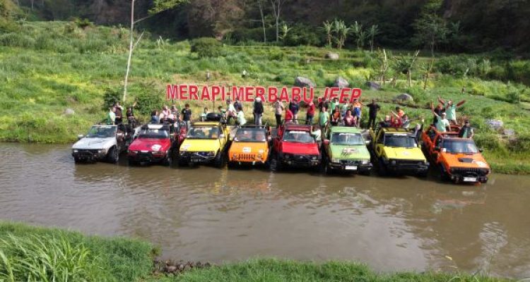 40 Media Sindikasi Media Network, Jelajahi Ketep Pass Magelang, Merapi Merbabu Jeep
