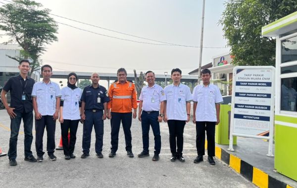1 KAI Services, Resmi Buka Area Parkir di Stasiun Muara Enim, Kemudahan bagi Pengguna Kereta Api